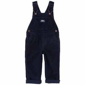 Vintage style oshkosh b’gosh flannel lined corduroy overalls size 2T
